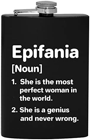 Definição da Epifania A mulher mais perfeita - 8 onças de quadril bebendo balão de álcool