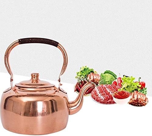 Bule de cobre lkyboa, indução de cozinheiro universal chaleira universal, bule, design moderno