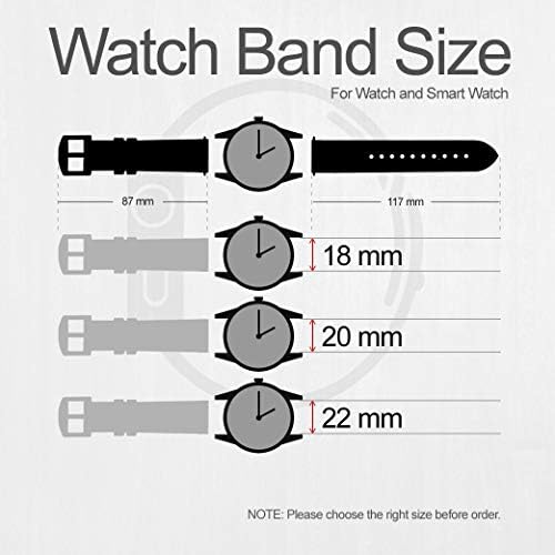 CA0361 Yoga Nature Universe Leather Smart Watch Band Strap for Garmin Vivoactive 4s Vivomove 3s Tamanho