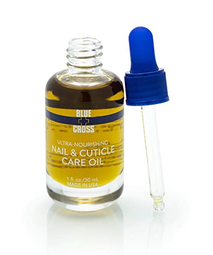 Blue Cross Professional Cuidados de unhas, todos os Óleo Mineral Natural sem óleo de unha + cutícula hidratante e hidratante, perfumados com capim-limão e óleos essenciais de lavanda, sem crueldade, feitos nos EUA, tamanho de reabastecimento profissional, 16 fl oz/473ml