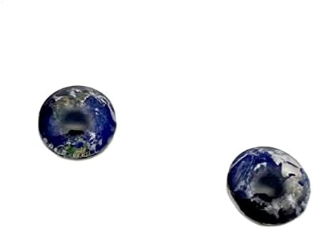 Planet Earth World Glass Eye Cabochons para pingente que fabrica jóias embrulhadas Jóias Faux Craft taxidermia ou esculturas