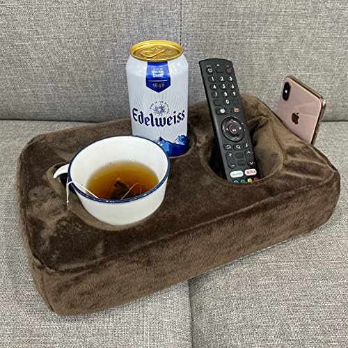 Pillow de porta -copo de sofá, suporte para bebidas do sofá para o centro do sofá, para sofá, cama, RV, carro