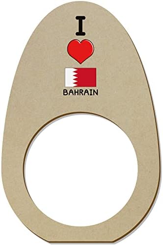 Azeeda 5 x 'eu amo o bahrein' guardanapo de madeira/titulares
