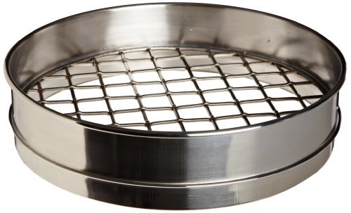 Sieves de aço inoxidável Advantech, 12 diâmetro, malha de 1,06, altura intermediária