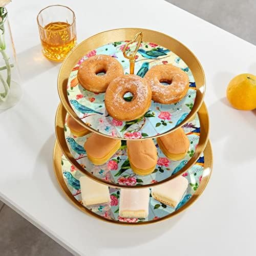 Suporte de bolo, conjunto de exibição de mesa de sobremes