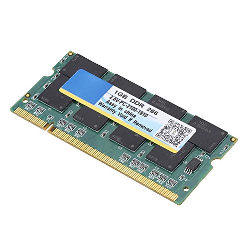 Memória do computador Ohhgo 1 GB DDR 266MHz 2,5V Memória do laptop Banco adequado para laptops PC-2100 DDR PC-2100