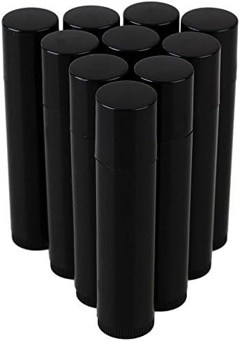 25pcs 5g 5ml Plástico vazio Lip Balm Tubes Recipientes Lip Gloss Storage Container