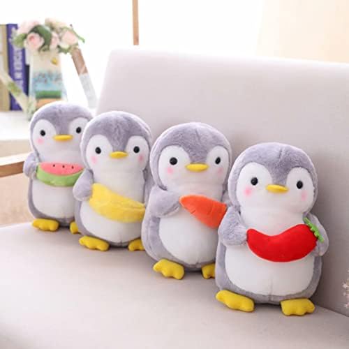 ABAODAM BHETALED BENIONS BETES BHEAD com cenoura decorativa recheada CM Projeto de presente animal travesseiro de aniversário de mão de mão boneca Dia dos namorados Penguin Casal Gifts Gifts Gifts