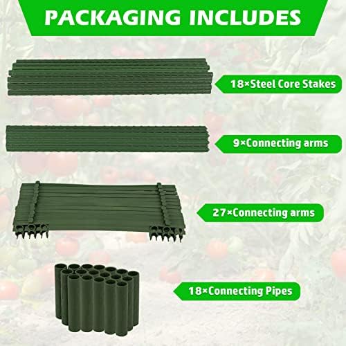 NAORWOY TOMATO CAGA - Tomates premium Estacas de planta suportam gaiolas Trellis para jardim e vasos ， Multifuncional escalada