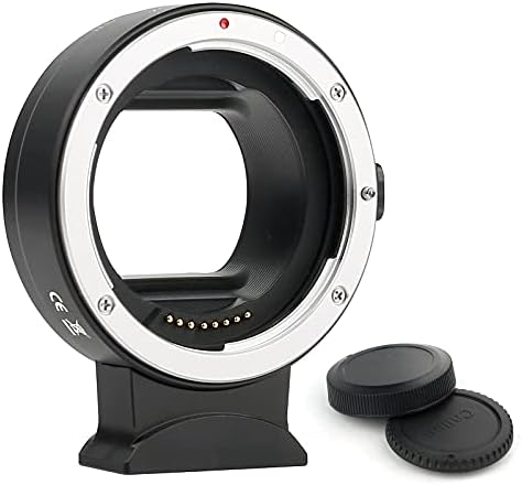 Adaptador de lente CanMeelux, conversor de adaptador de montagem de foco automático compatível com lente Canon EF/EF-S para EOS RP