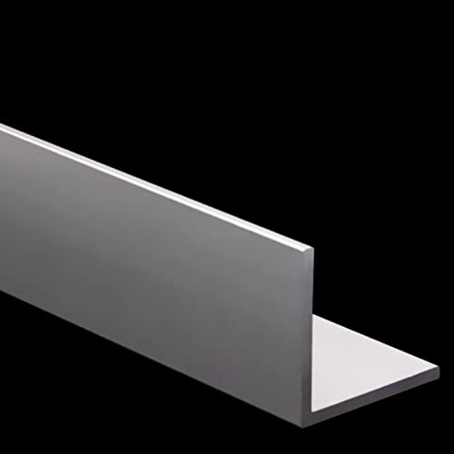 Ângulo de alumínio mssoomm 25 mm x 25 mm x 1030 mm de comprimento 3 mm de espessura 10pcs, 10 pacote 1 x 1 x 40,55 comprimento