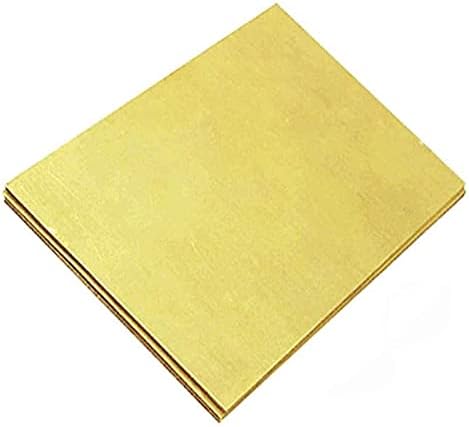 Folha de cobre de Yiwango folha de latão de papel alumínio de 5 mm, 300 mm × 300mm CORTES DE QUALIDADE DE PRINCIPE