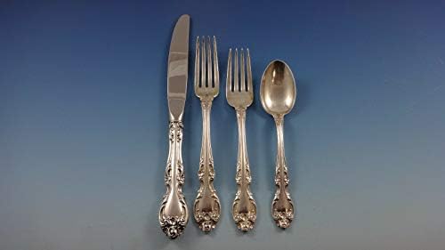 Melrose por Gorham Sterling Silver Flabwares para 8 serviços 51 peças