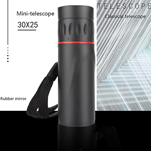 Telescópio monocular MXJCC - Escopo de bolso Ultra Light de alta definição - Inclui uma alça monocular, pescoço e pano