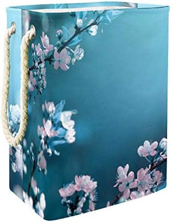 Homomer Laundry Tester Blossoming Spring Floral Collapsível Cestas