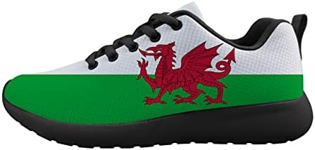 Magic Dragon Wales Flag masculino Sapato de corrida de tênis atléticos tênis tênis tênis tênis de moda