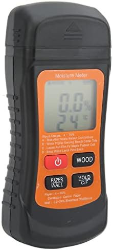 Medidor de umidade do medidor de temperatura do detector de temperatura Tipo de pino Detector de água Ferramenta de exibição digital
