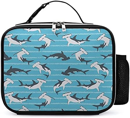 Hammerhead Shark Pattern Reutilable Tote Tote Bol