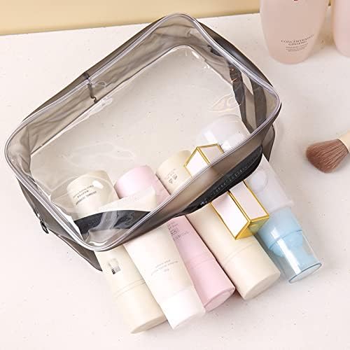 Pacote de 20 bolsas de cosméticos transparentes para homens Men Men Pvc Makeup