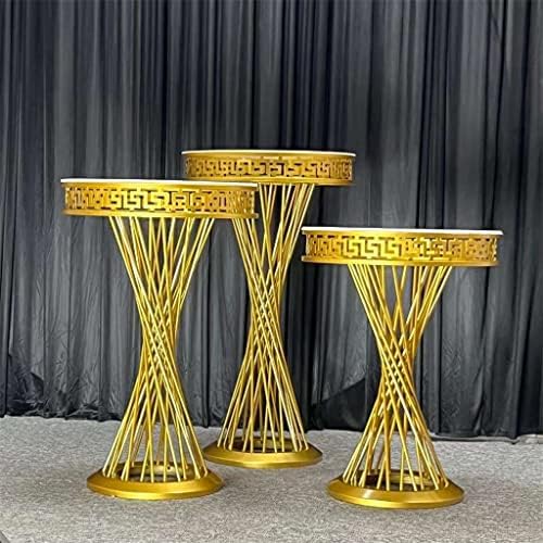 LJMXG Cilindro redondo Pedestal Display Decoração de arte Plintos de bolo de bolo Pilares para decorações de casamento DIY