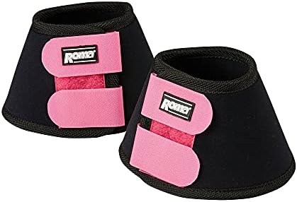 Weatherbeeta, Roma, Neoprene Bell Boots, Black/Fuchsia Full