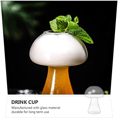 Copo de copo de copo de copo de copo de copo de 280 ml de coquetel copo de copo de cogumelo de cogumelos martini copos novidade