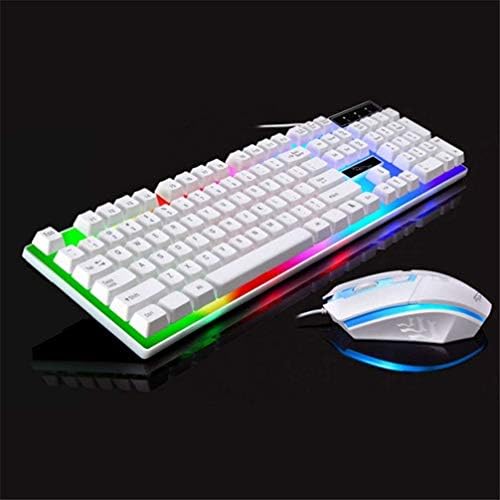 HJJWL Luz de fundo ajustável Kit de teclado mecânico colorido, LED 104 teclas USB teclado flutuante do teclado flutuante e kit