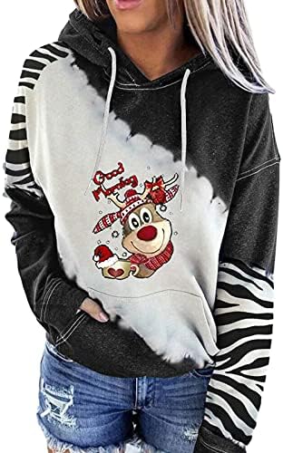 Sweater for Women Fall, Fashion Fashion Fashion Casual Fun Christmas Print Round Neck Sweater Loose Sports Top Pullover