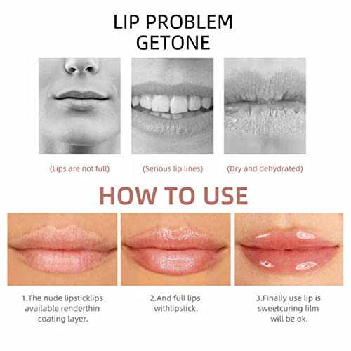 Xiahium Lip Gloss for Girls Idade 4 Maquiagem colorida Loção de lábios de boca grande colorida Hidratante Lip Lip Lotion 6ml Pacotes