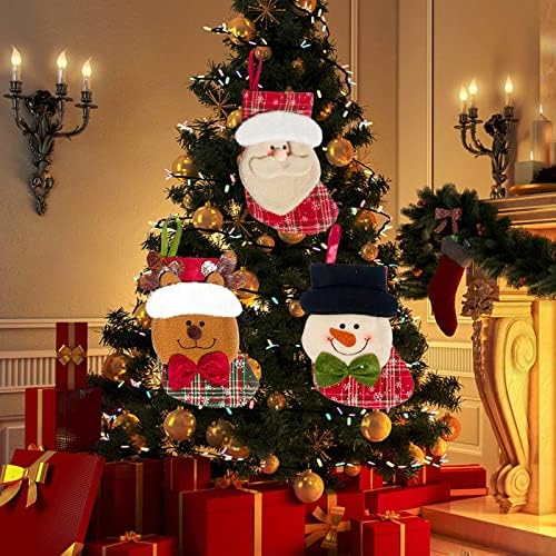 Quadra de Natal Papai Noel Snow boneco de natal Decorações de Natal e acessórios de festa Decorativas de vidro de vidro Natal