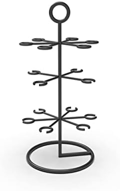 Córsica Designs Stand Tree Display de 4 camadas | 4-in 1 copo de tiro, copo de vinho, porta-vidro de martini | Casamento, festa,