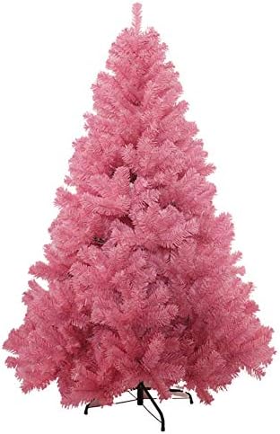 Árvore de Natal artificial de decoração de Dulplay, abeto premium articulado com pernas de metal sólido fibra óptica