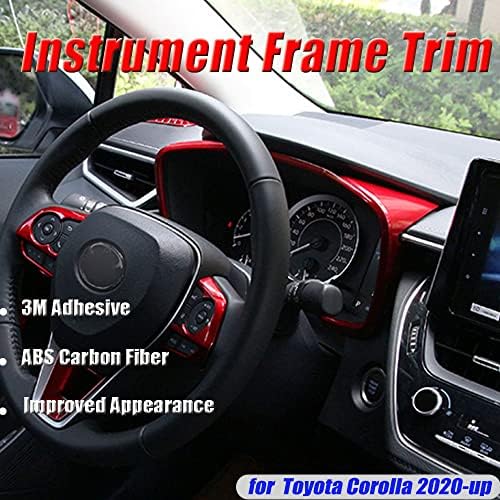 Boyuer para Toyota Corolla 2020 2021 2022 2023 Corolla Cross Abs Instrument Painel Dial Painel Cover Frame ACESSÓRIOS INTERIORES