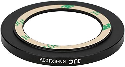 Adaptador de lente de filtro de rosca de metal dedicado 52mm para Sony RX100M5A RX100M5 RX100M4 RX100M3 RX100M2 RX100 Instalação do filtro UV CPL nd, inclui tampa de lente de 52 mm de lente e tampa de tampa de 52mm