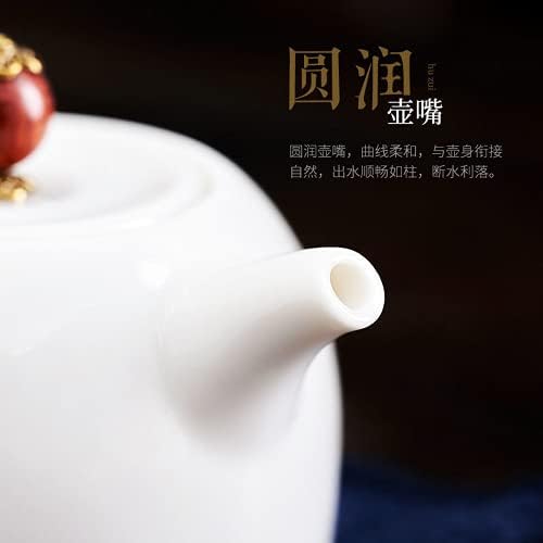 Paynan 220 ml de porcelana branca bule kung fu conjunto de chá doméstico handmade xi shi pote filtro chaleira