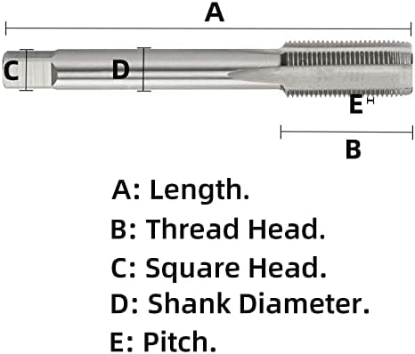 ACETEEL METRIC LINHA TAP M1.1 X 0.25, MACHINA HSS TAP MANDO DIREITA M1.1X0.25MM