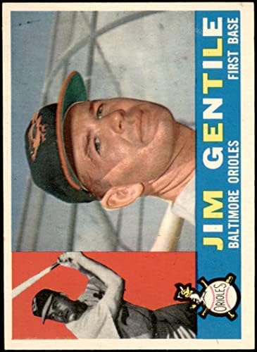 1960 Topps # 448 Jim Gentile Baltimore Orioles NM/MT Orioles