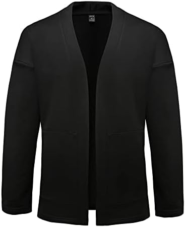 Jackets for Men Jackets Men Men Open Front Solid Coat Cenk