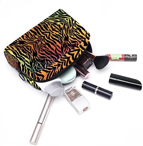 Tbouobt Cosmetic Travel Sacos, caixa de maquiagem, bolsa de maquiagem para produtos de higiene pessoal, padrão de zebra
