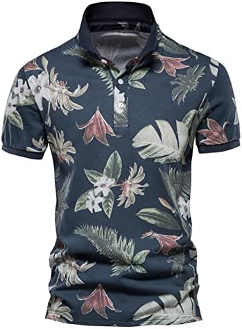 Camisas pólo para homens mangas curtas Fit Fit Casual Golf camise