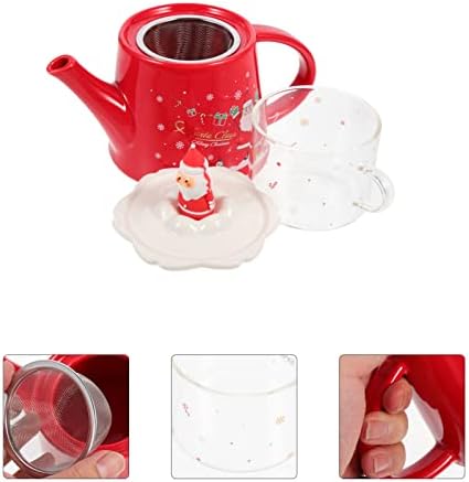 TOFFICU GLASS BUTE 1 SEJATO DO BEAPOT CERMICO TEAPOT DE CERMICO ESTILO DO CHORE TEPO COPA CERAMICO TEAWARE CONSELHO COMPRE