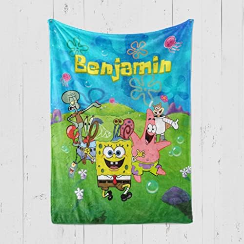 Angeline Kids USA fez cobertores personalizados para bebê, cobertor de bebê personalizado com nome, quadrinho de bebê quadrado para meninas, meninos no aniversário de Natal 60x80 sherpa