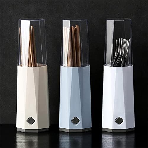 AMABeakzl Kitchen utensil Diamond Postesticks Caixa de colher de contêiner com pó de pauzinhos à prova de poeira Rack