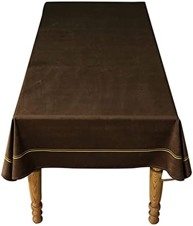 Talha de mesa Jydqm, mesa de jantar, toalha de mesa, toalha de mesa de chá, capa de mesa redonda americana retangular de cor sólida