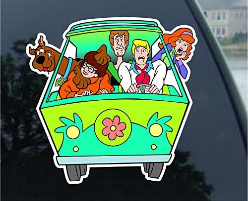Scooby Doo Minivan Vynil Car Sticker Decalk - 4