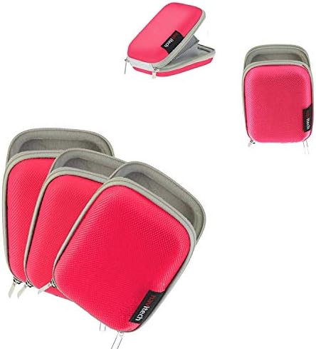 Capa de fone de ouvido rosa rosa Navitech compatível com o SoundMagic E80C em fones de ouvido isolando ou os ouvidos