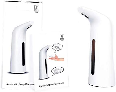 Offmaeey indução automática Sabão dispensador de mão grátis sensor inteligente sem contato sem toque sem toque sabonete de cozinha de cozinha 400ml branco