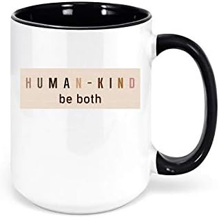 Humankind/Be gentil Coffee Caneca/Copo de Design Sublimado/Inspirador