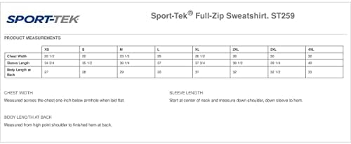 Moletom de zíper completo masculino de Sport-Tek