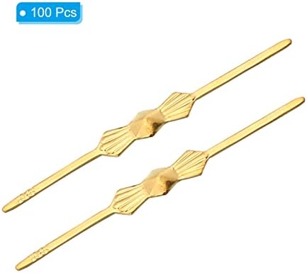 Clipe de conector Patikil Candelier, 100 pacote de 40mm/1,6 de comprimento lustre de lustre brecha substituto para